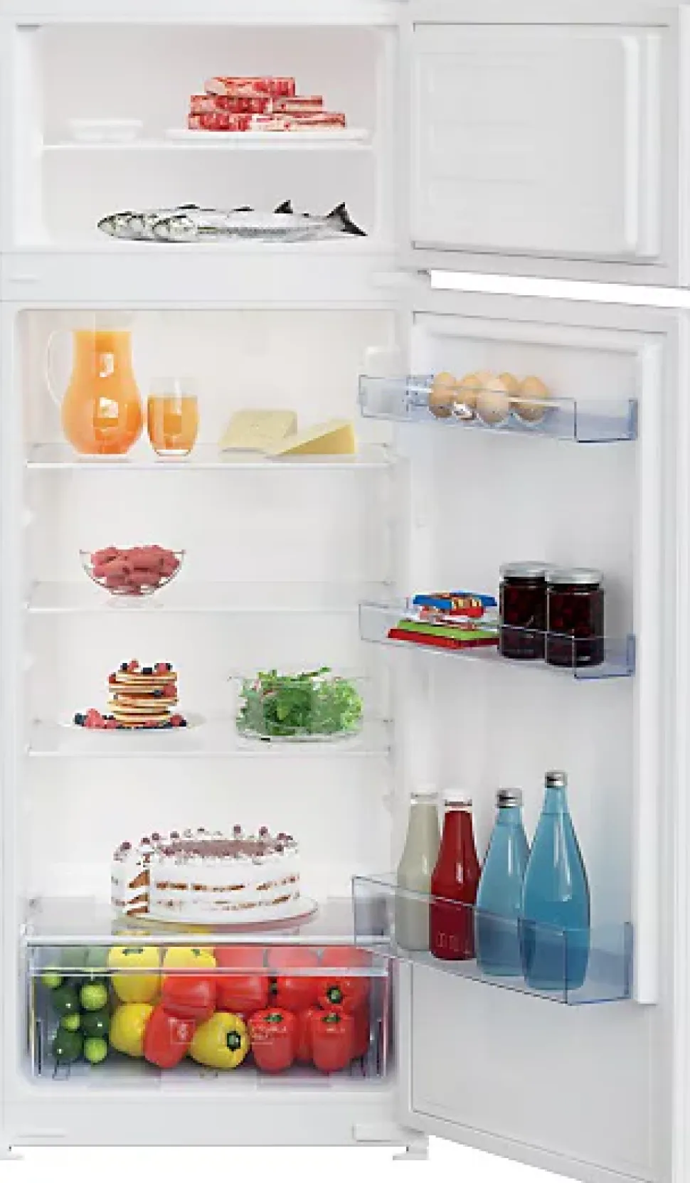 Cuisine complète pré-montée All In Urban décor bois et blanc l.250 cm avec électroménager