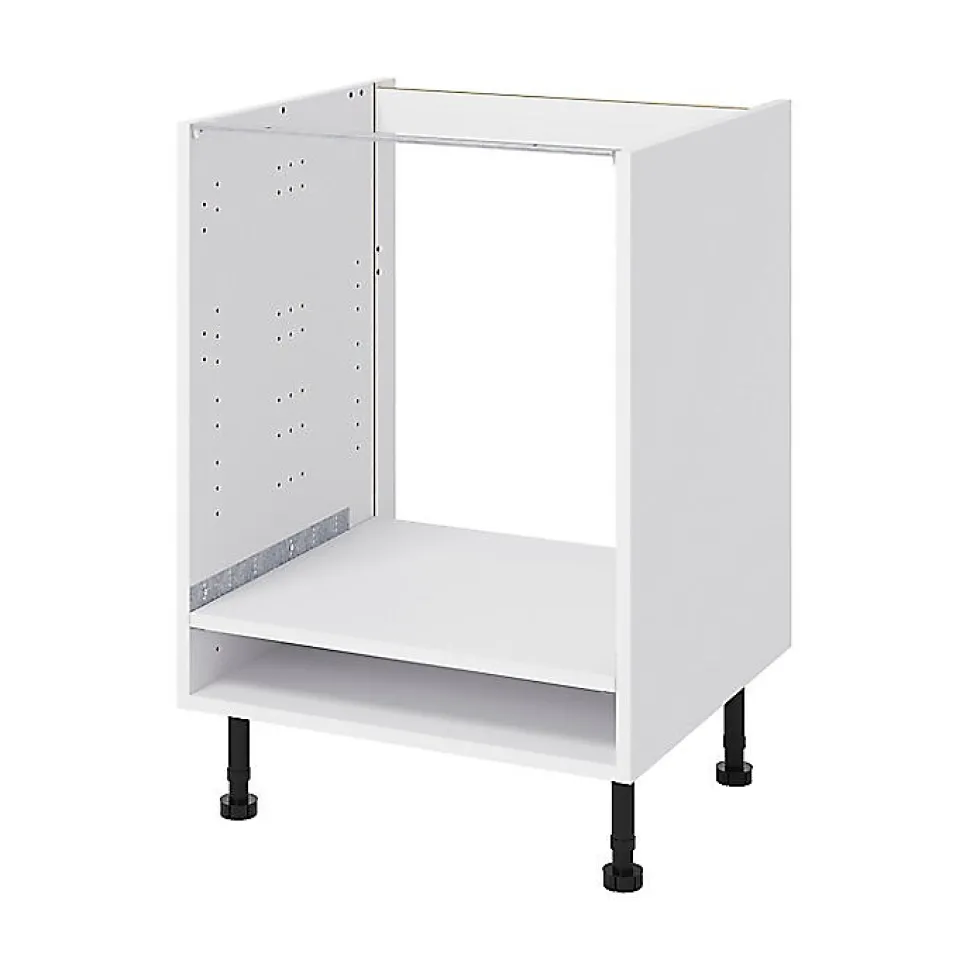 Cuisine complète sans électroménager Garcinia blanc brillant l. 180 cm GoodHome