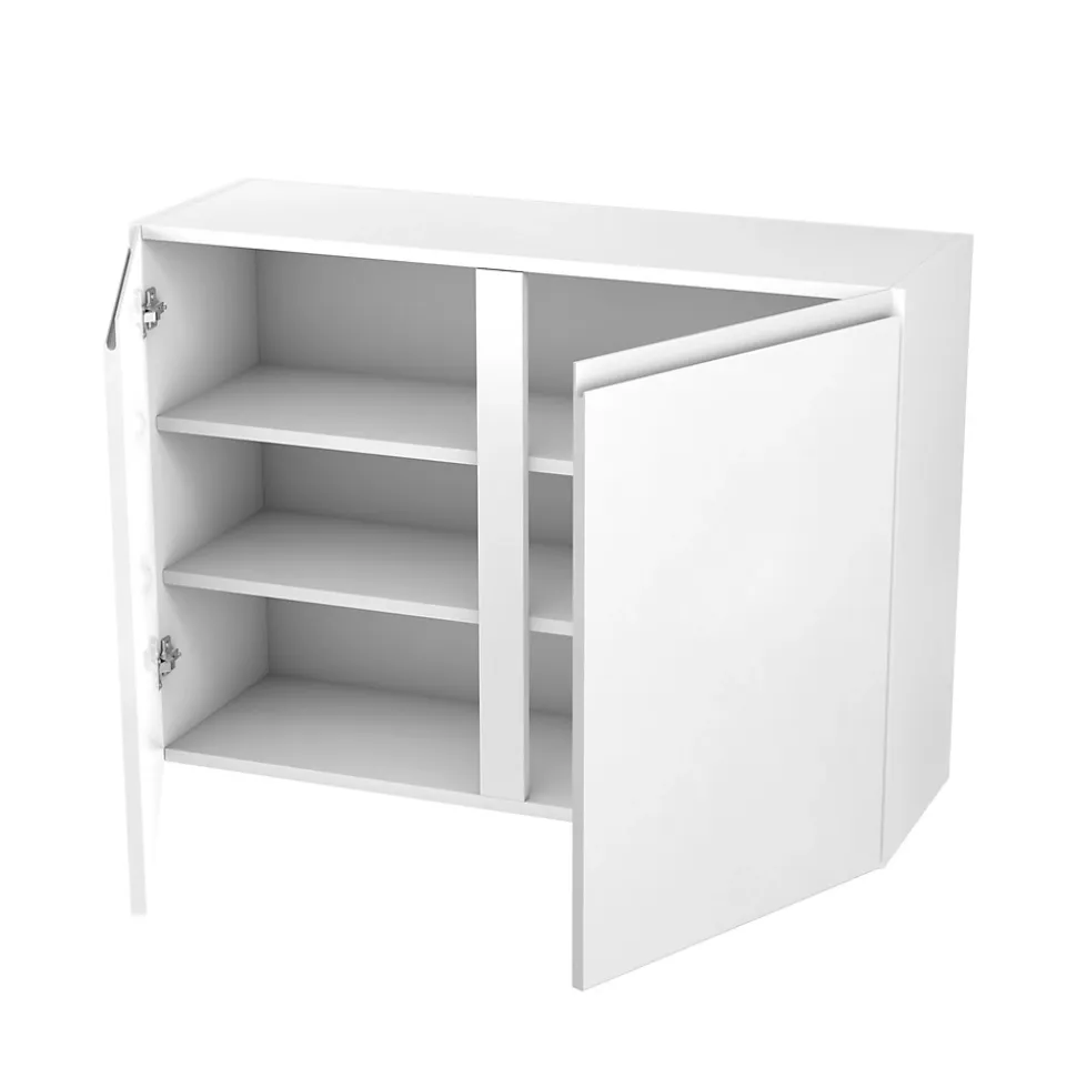 Cuisine complète sans électroménager Garcinia blanc brillant l. 180 cm GoodHome