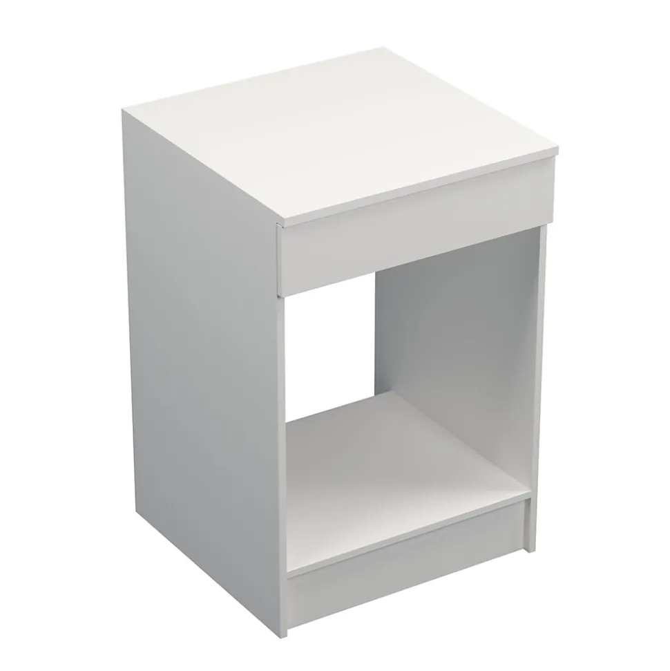 Cuisine 1er prix Primalight blanc avec poignées et plan de travail inclus