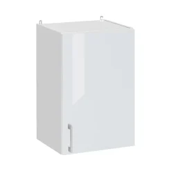 Cuisineandcie - Meuble haut de cuisine Eco Blanc Brillant 1 porte L 40 cm