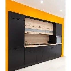 Cuisineandcie - Meuble sous-évier Lovia Noir Mat 1 porte L 60 cm