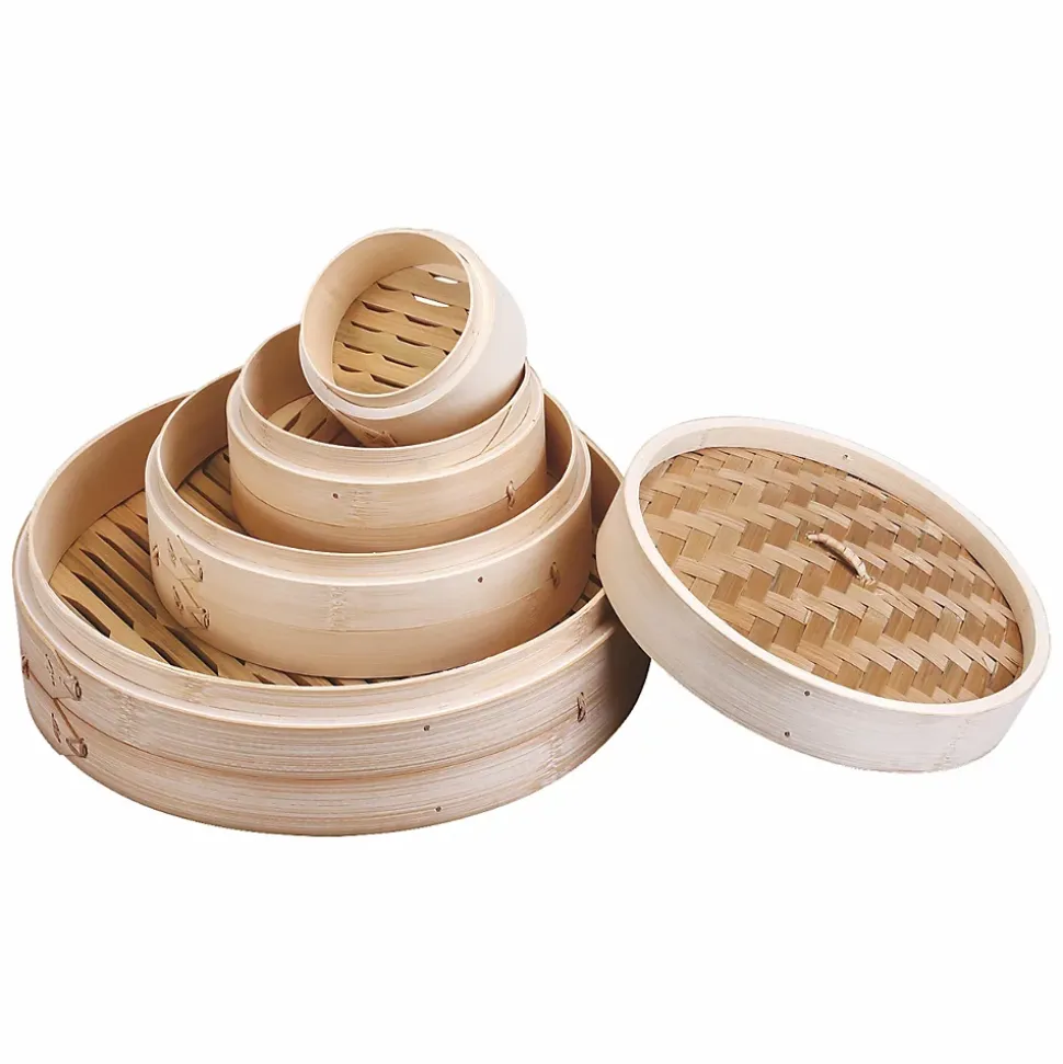 Cuit Vapeur en Bambou sans Couvercle 10 à 27 cm - Pujadas - Bois - l0.1- L0.1- P0.1- h0.1- Bambou