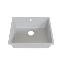 Cuve RESIROC - évier 1 bac sans égouttoir - 54 x 44 cm - Gris