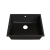 Cuve RESIROC - évier 1 bac sans égouttoir - 54 x 44 cm - Noire