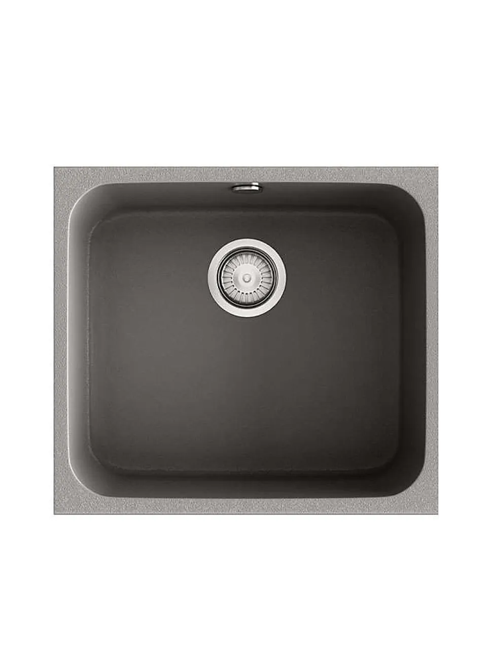 Cuve sous plan POALGI, GANDIA 194, Granit, Gris Ash, 54 cm, 1 bac