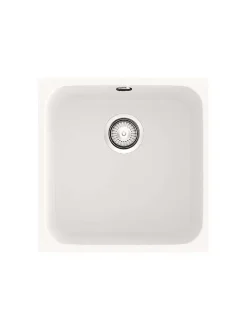 Cuve sous plan POALGI, GANDIA 193, Granit, Blanc Snow, 44 cm, 1 bac