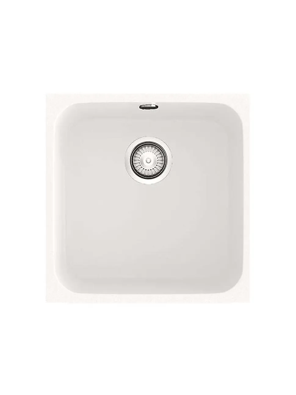 Cuve sous plan POALGI, GANDIA 193, Granit, Blanc Snow, 44 cm, 1 bac