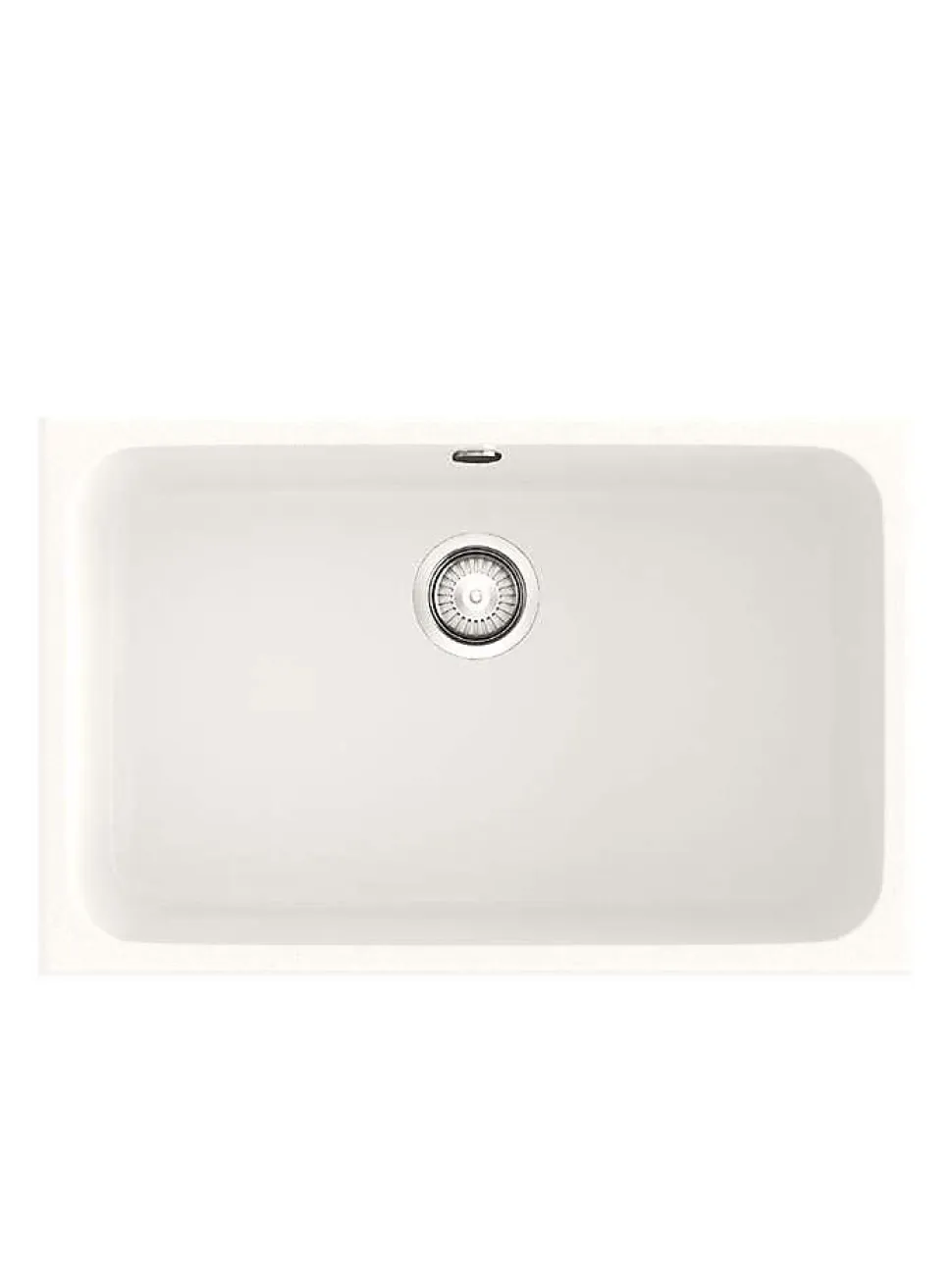 Cuve sous plan POALGI, GANDIA 195, Granit, Blanc Snow, 74 cm, 1 bac