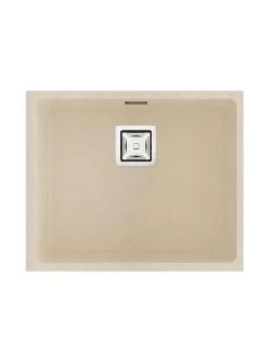 Cuve sous plan POALGI, ZIE 186, Granit, Beige Pumice, 55 cm, 1 bac