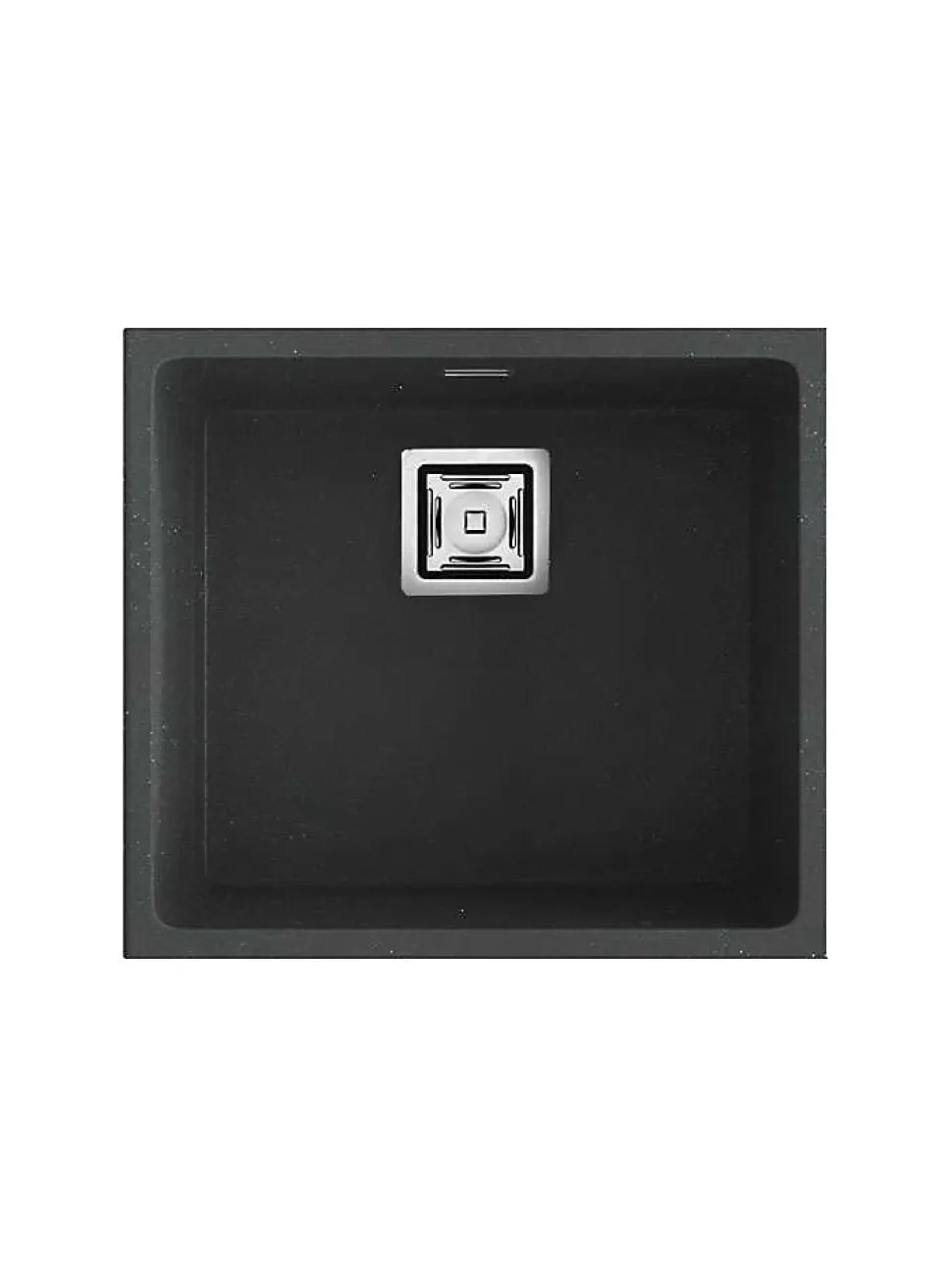 Cuve sous plan POALGI, ZIE 181, Granit, Noir Basalt, 50 cm, 1 bac