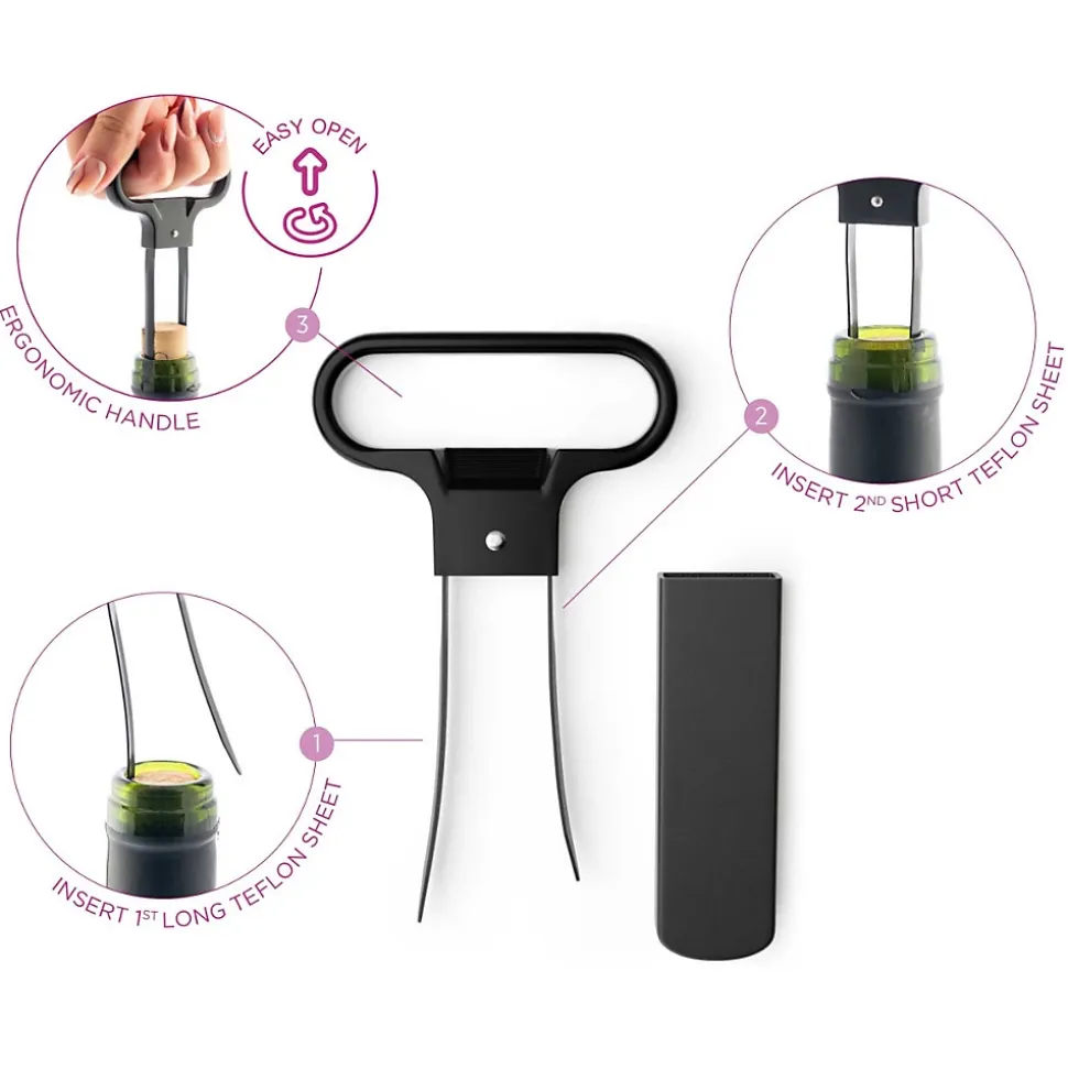 Décapsuleur 2 broches Noir Noir - Pop par Koala