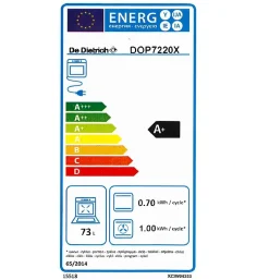 DE DIETRICH - four pyrolyse multifonction DOP7220X
