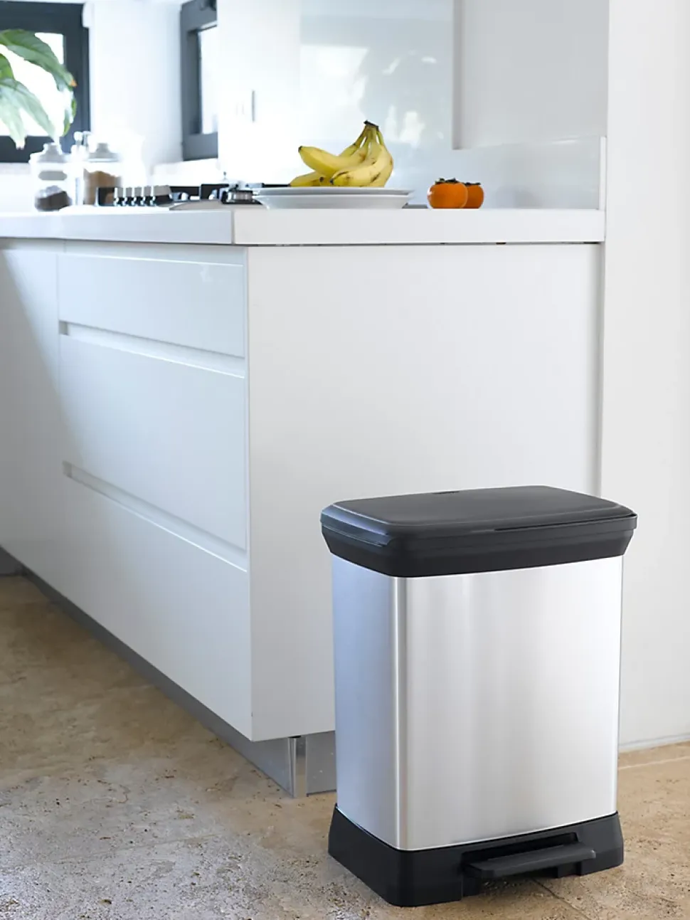 DECOBIN Poubelle à pédale 30L - Veba