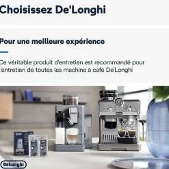 DELONGHI DLS C200 Détartrant EcoDecalk Mini 2x100ml pour toutes les machines a café Delonghi