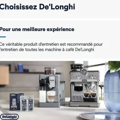 DELONGHI DLS C200 Détartrant EcoDecalk Mini 2x100ml pour toutes les machines a café Delonghi