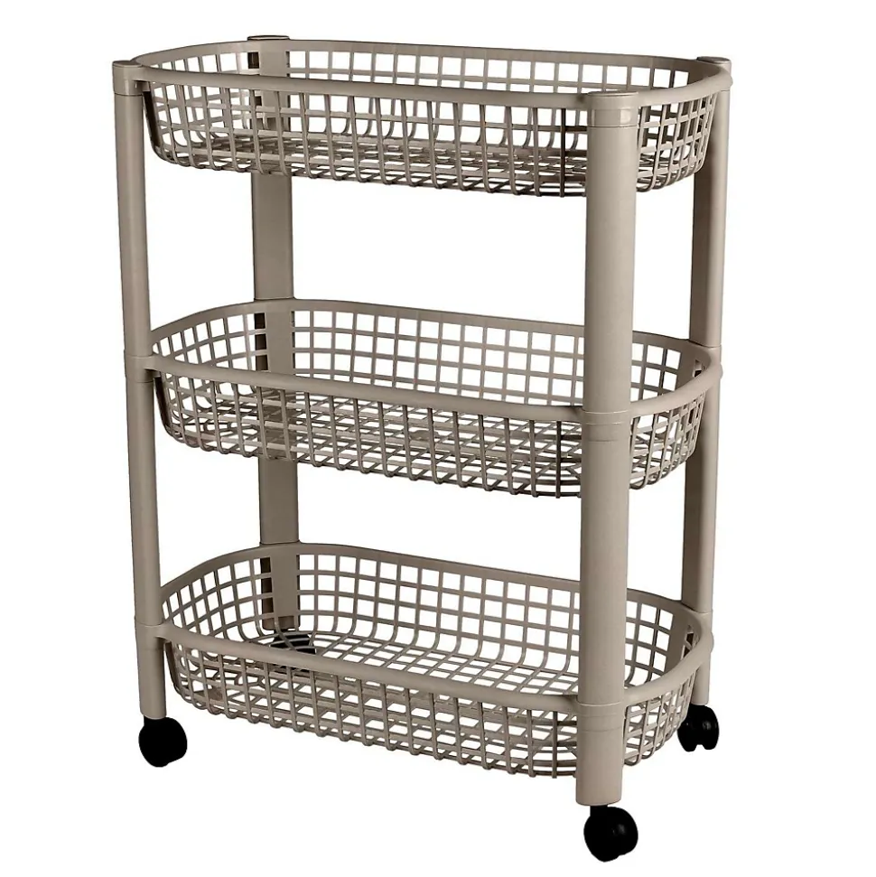 Desserte à roulettes 3 niveaux