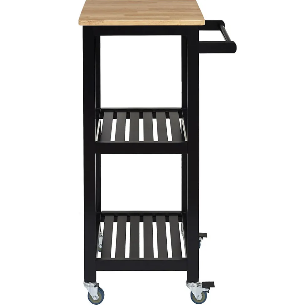 Desserte à roulettes 2 étages - L. 37 x H. 84 cm