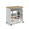 Desserte de cuisine double convertible en table d'appoint, EKO