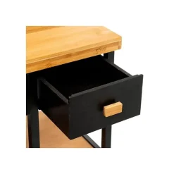 Desserte de cuisine Nera - Bambou et métal