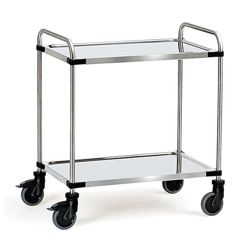 Desserte inox - Plateaux 1000 x 600 mm - Charge max 120kg - 5017