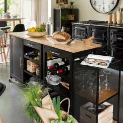 Desserte petit modèle Noir Claude - Atmosphera