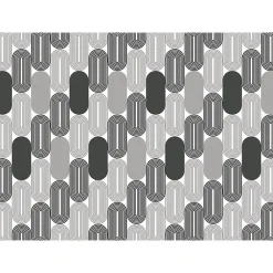 Desserte pliante BAUHAUS avec roulettes, Structure blanche, 2 niveaux, 4 positions