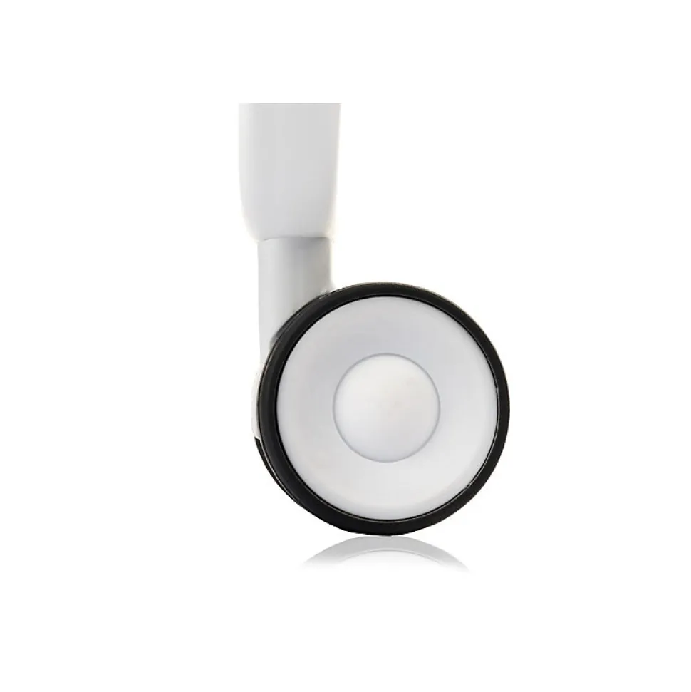 Desserte pliante BAUHAUS avec roulettes, Structure blanche, 3 niveaux, 3 positions