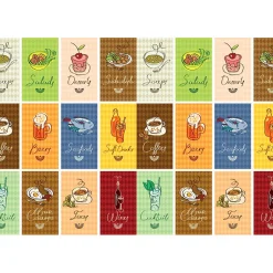 Desserte pliante BAUHAUS avec roulettes, Structure blanche, 2 niveaux, 4 positions