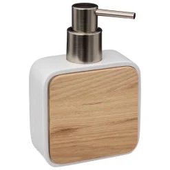 Distributeur à savon en résine Naturéo blanc 300ml - Blanc- 5five