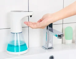 Distributeur automatique de savon 400 ml avec capteur infrarouge