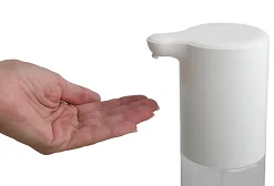 Distributeur de savon à capteur MSV Spirella Levy blanc