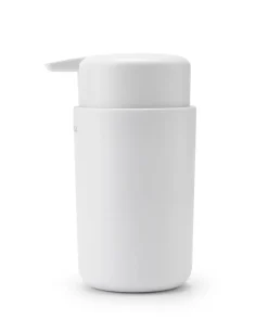 Distributeur de savon 250 ml effet grès blanc Renew Brabantia