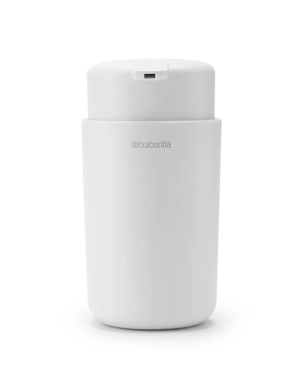 Distributeur de savon 250 ml effet grès blanc Renew Brabantia