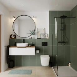 Distributeur de savon 200 ml, noir, GoodHome Kina