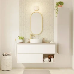 Distributeur de savon Aetna blanc et noir GoodHome