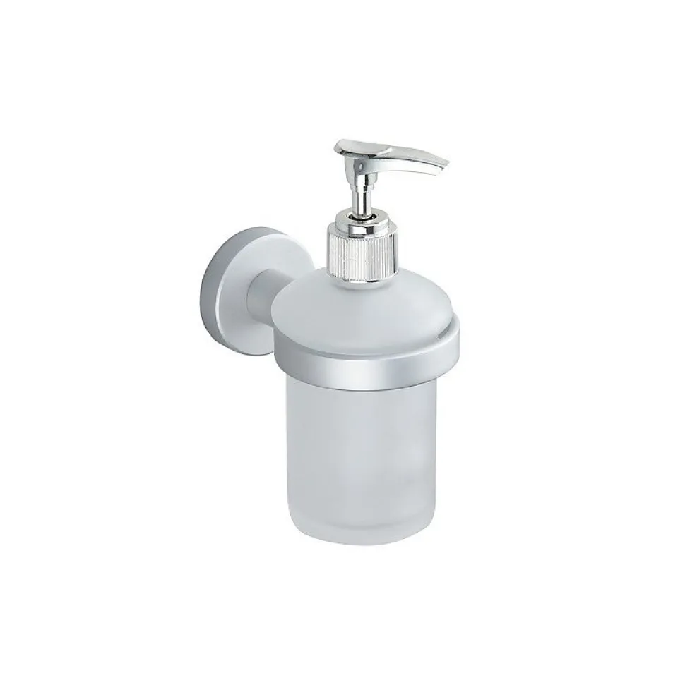 Distributeur de savon Alu LUGANO Transparent MSV