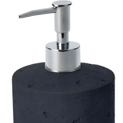 Distributeur de savon bicolore en polyrésine 10x12x18cm