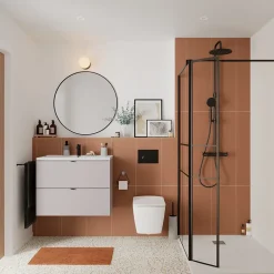 Distributeur de savon béton gris nuage GoodHome Elland