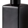 Distributeur de savon carré en céramique de 414 ml noir mat