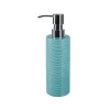 Distributeur de savon Céramique TUBE RIBBED Bleu Spirella