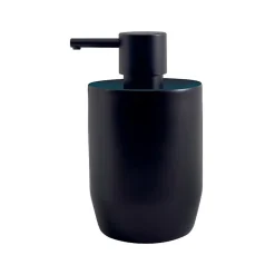 Distributeur de savon Céramique JARO Noir Pétrole Spirella