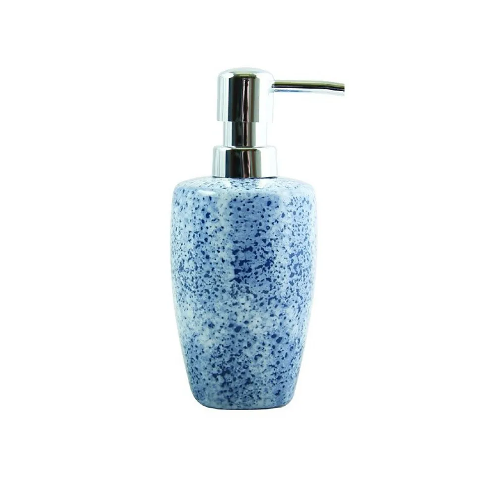 Distributeur de savon Céramique CARRARE Bleu MSV