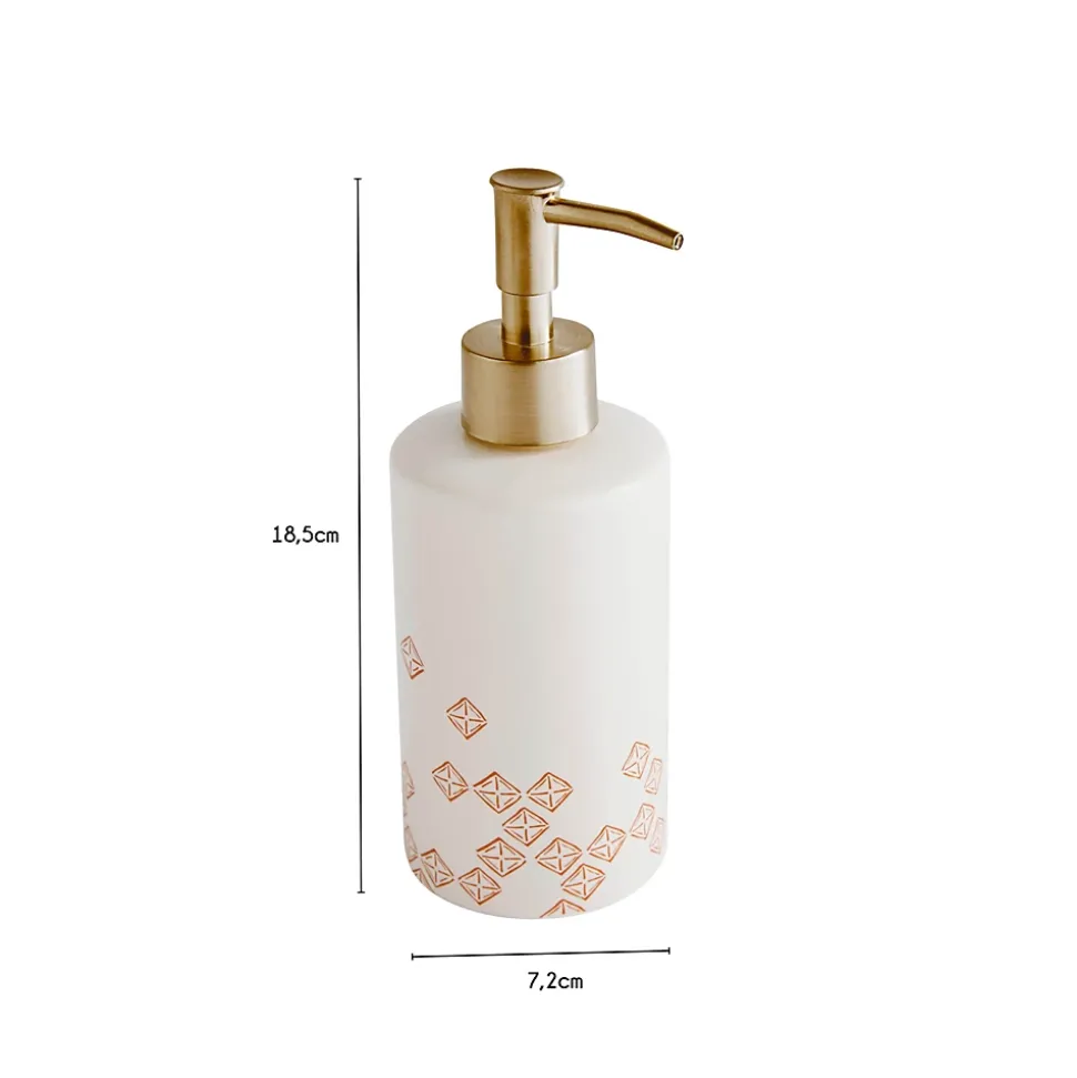 Distributeur de savon écru Bohémia Box & Beyond