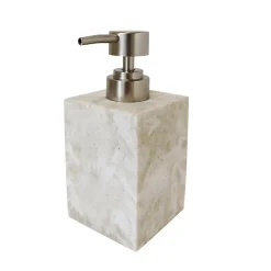 Distributeur de savon en polyrésine, effet pierre, GoodHome Cenia