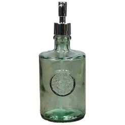 Distributeur de savon en verre recyclé Naturel 23 cm AUTHENTIC