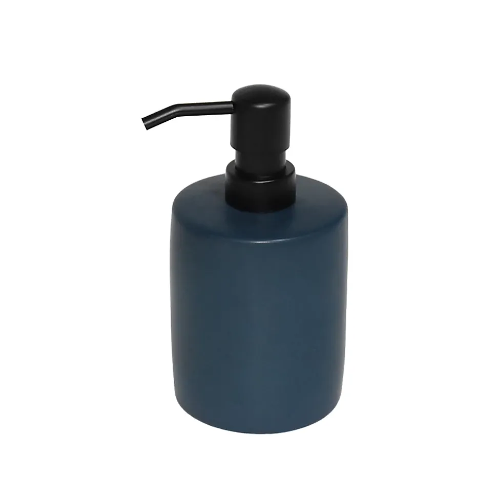 Distributeur de savon en céramique bleu Lassane GoodHome