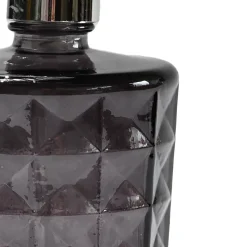 Distributeur de savon en verre recyclé Anthracite 17,5 cm KRYSTAL