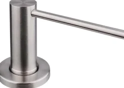 Distributeur de savon encastrable pour cuisine et salle de bain, flacon de 500 ml, remplissage par le haut, brossé