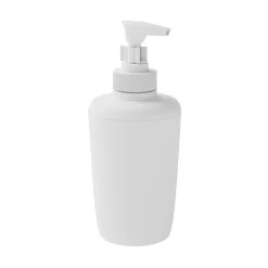 Distributeur de savon Glomma en polypropylène coloris blanc contenance 200 ml Ø7 x H.16,5 cm